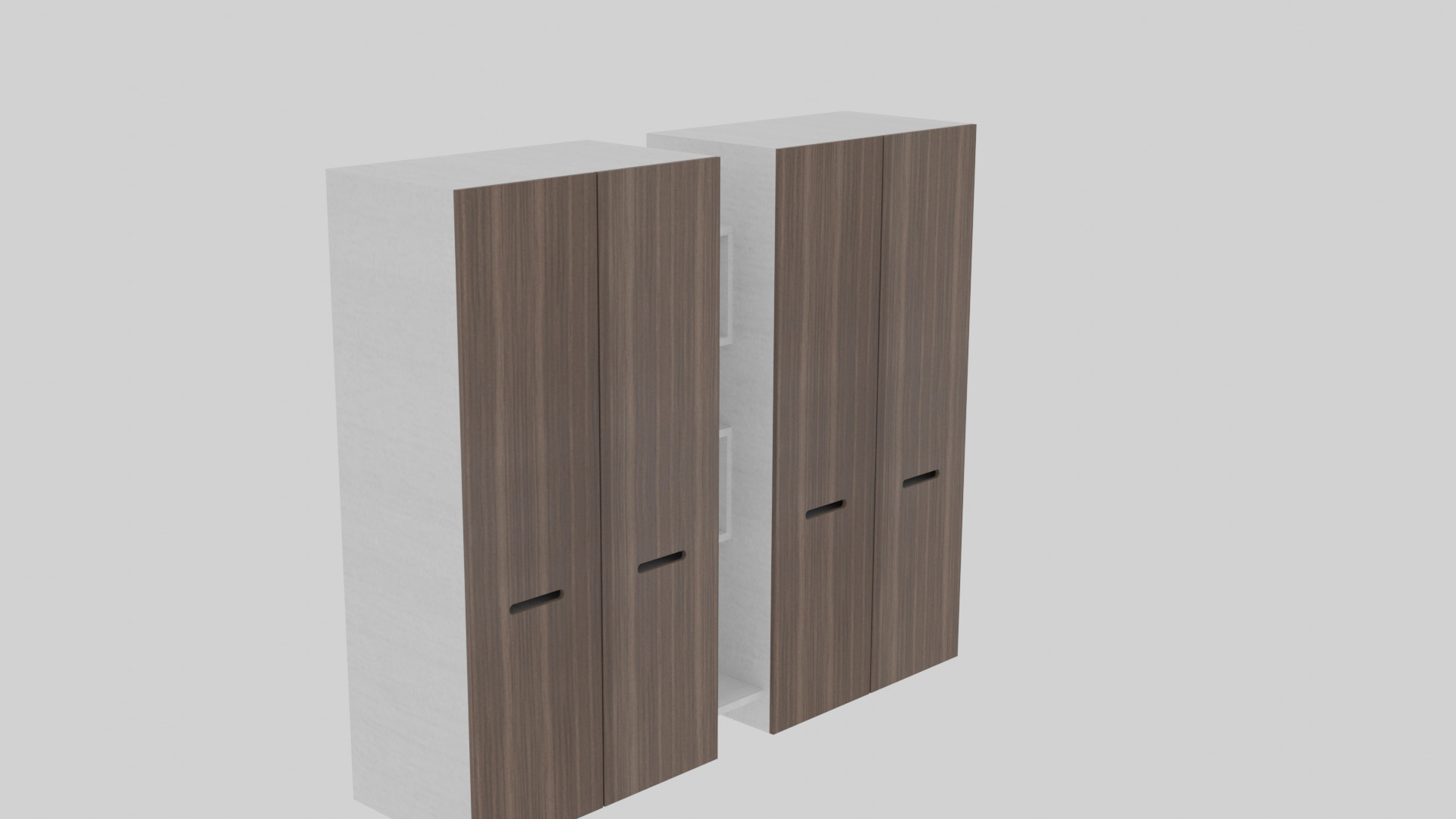 Wall Wardrobe 3D Model Low-poly 3D model_3