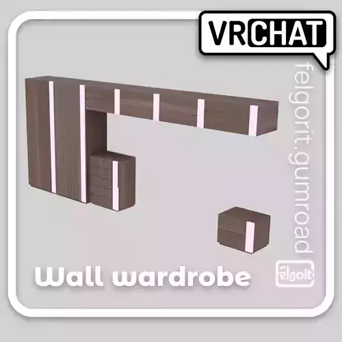 Wall Wardrobe 3D Model