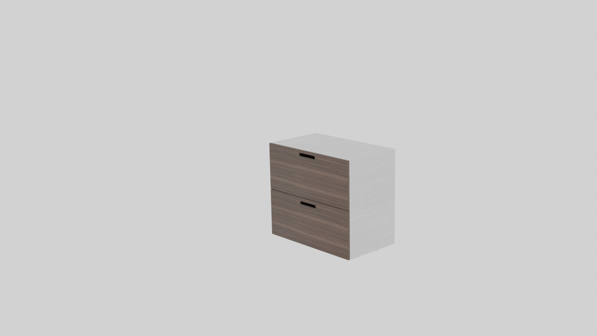 Wardrobe with Drawers 3D Model Low-poly 3D model_1