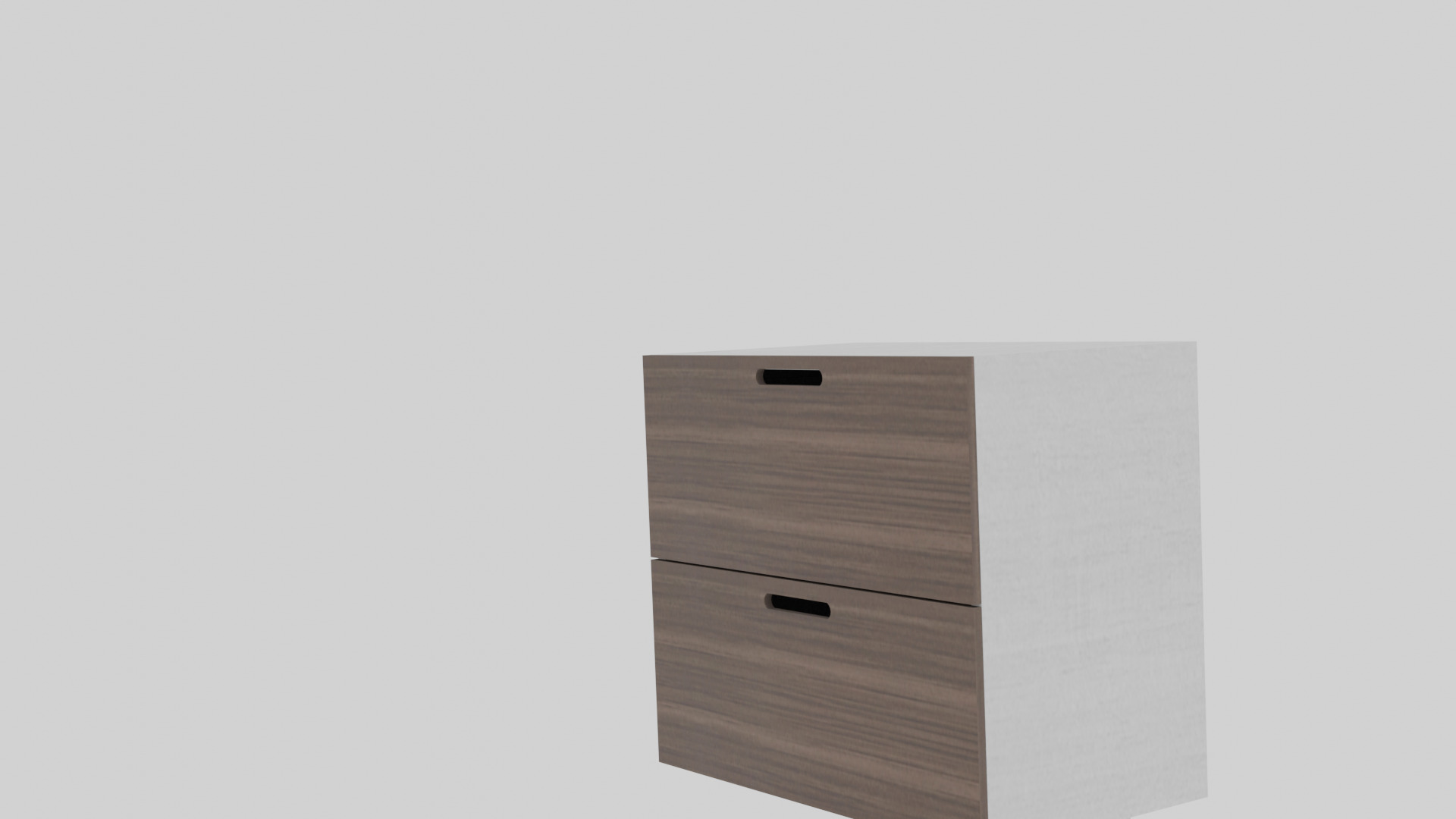 Wardrobe with Drawers 3D Model Low-poly 3D model_4