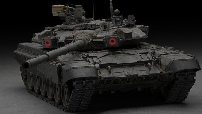 Tank T-90A 3D model 3D model
