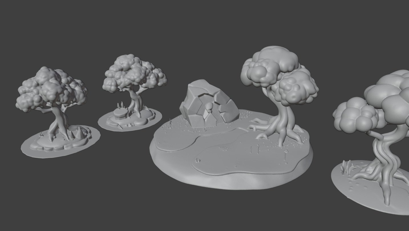 Stylized Fantasy Asset Pack 3D print model_54