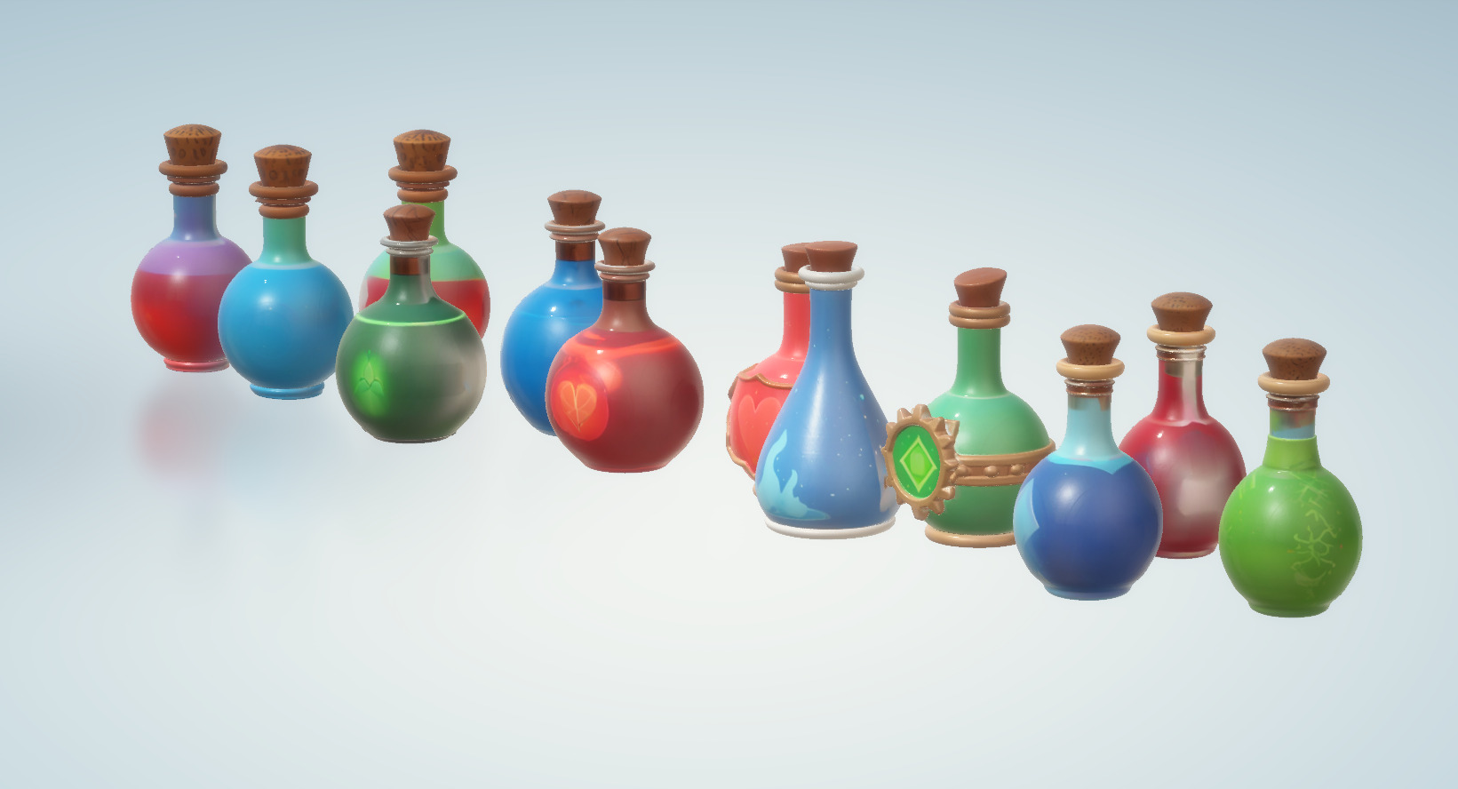 Stylized Fantasy Asset Pack 3D print model_61