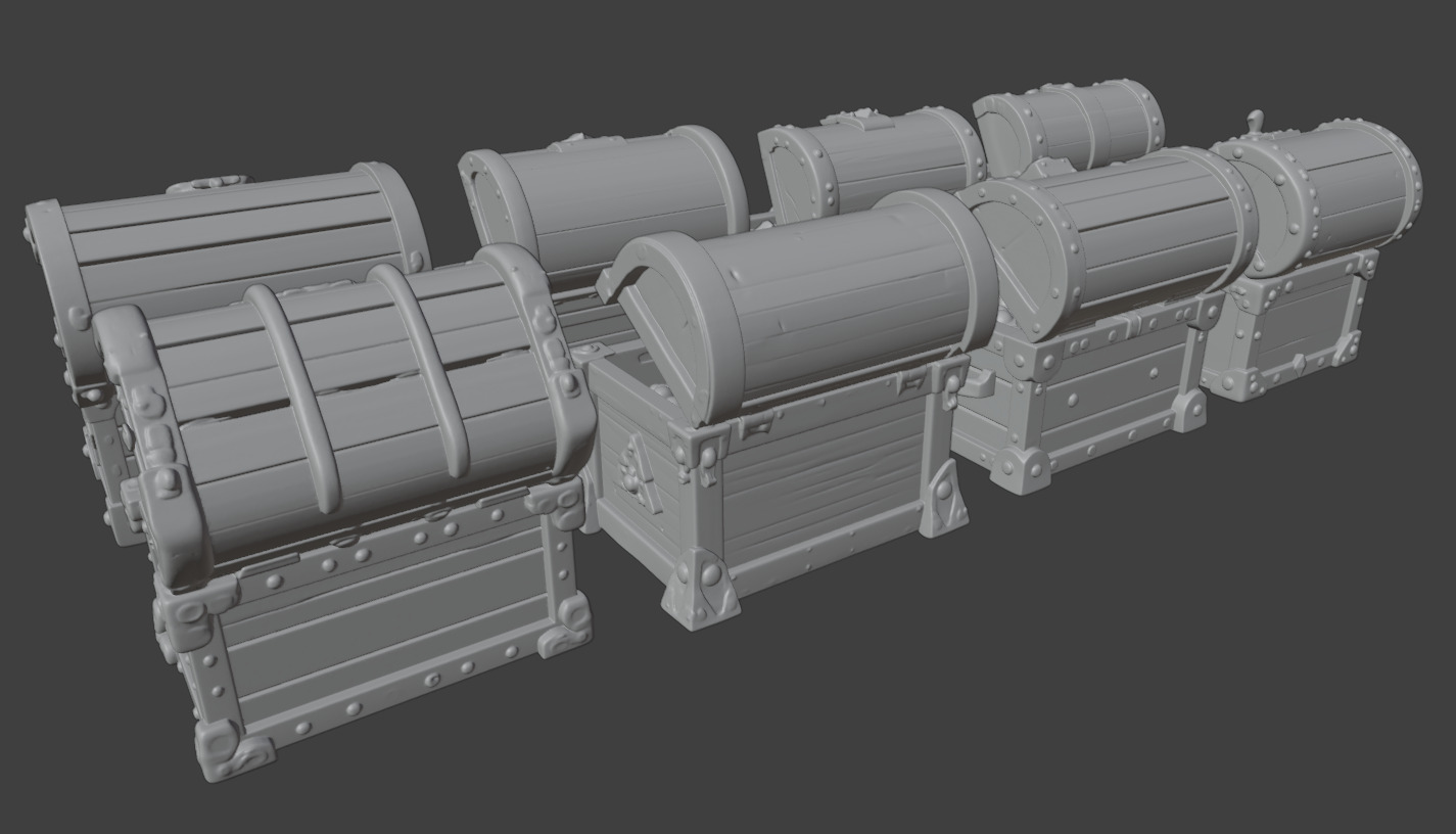 Stylized Fantasy Asset Pack 3D print model_31