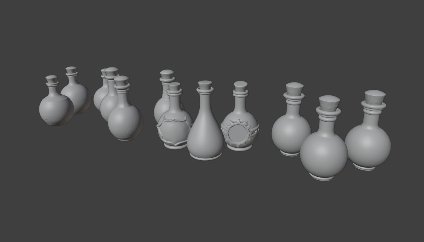 Stylized Fantasy Asset Pack 3D print model_64