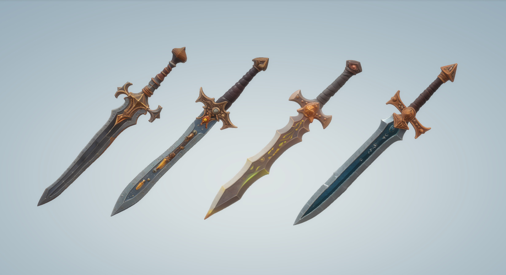 Stylized Fantasy Asset Pack 3D print model_1