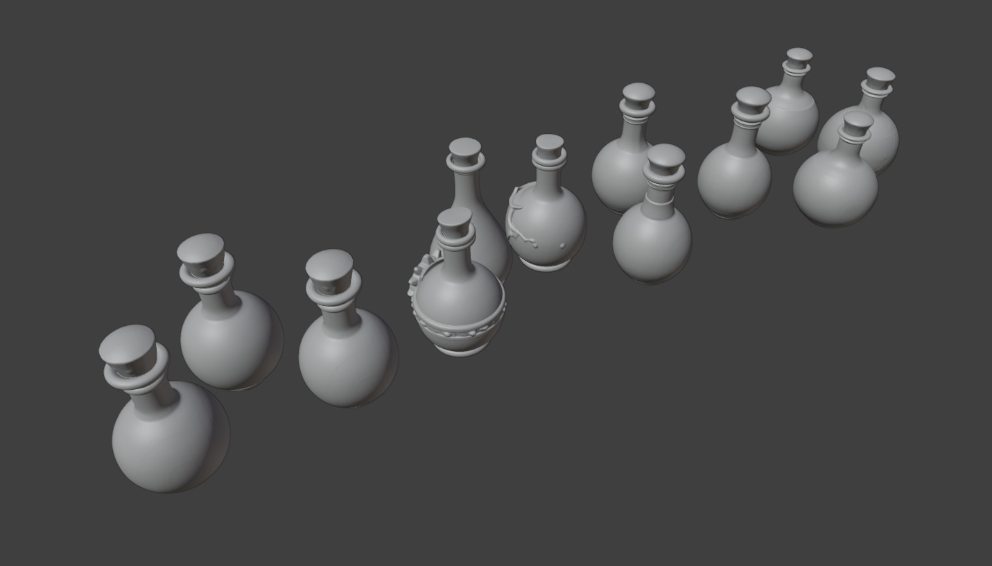 Stylized Fantasy Asset Pack 3D print model_66