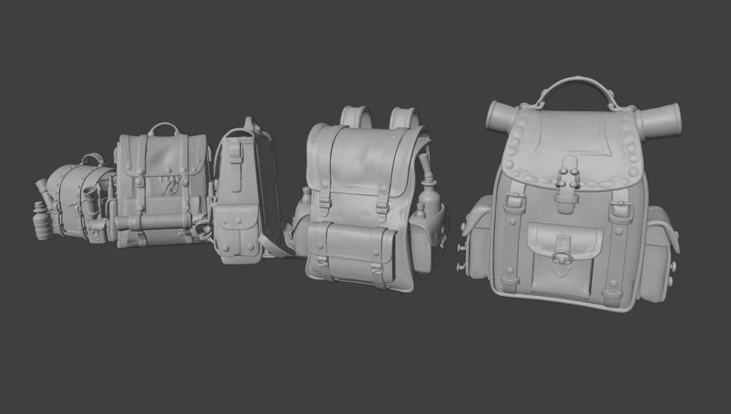 Stylized Fantasy Asset Pack 3D print model_17