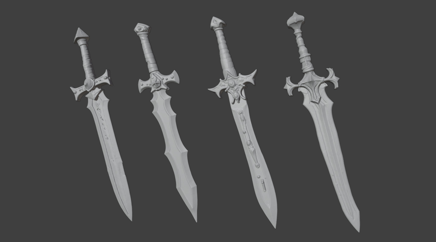 Stylized Fantasy Asset Pack 3D print model_6