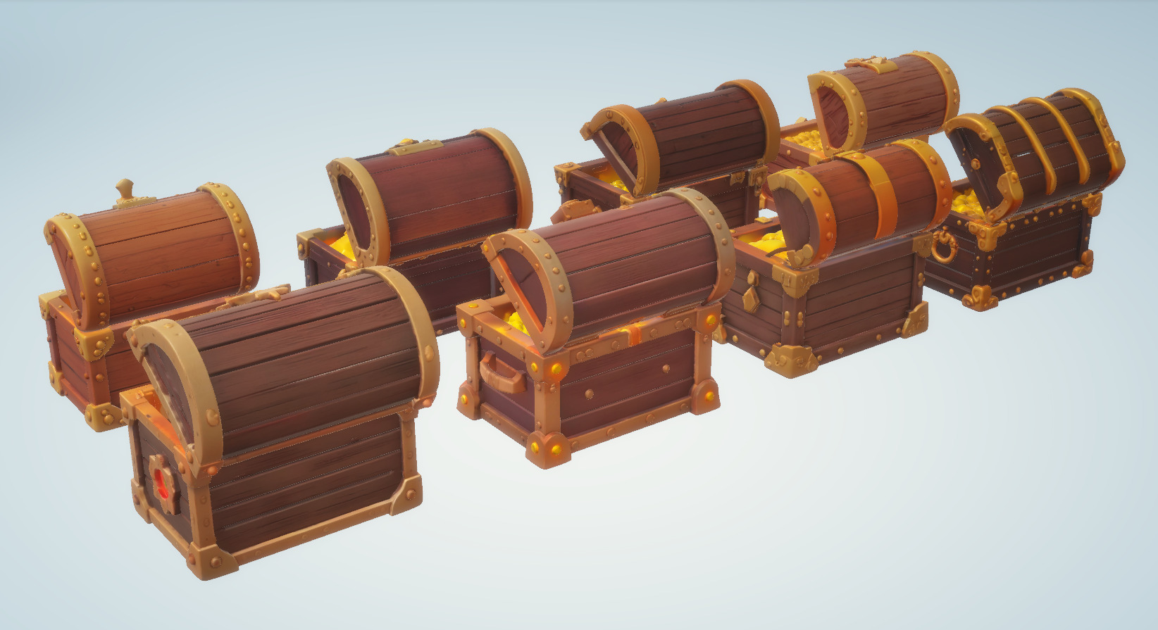 Stylized Fantasy Asset Pack 3D print model_27