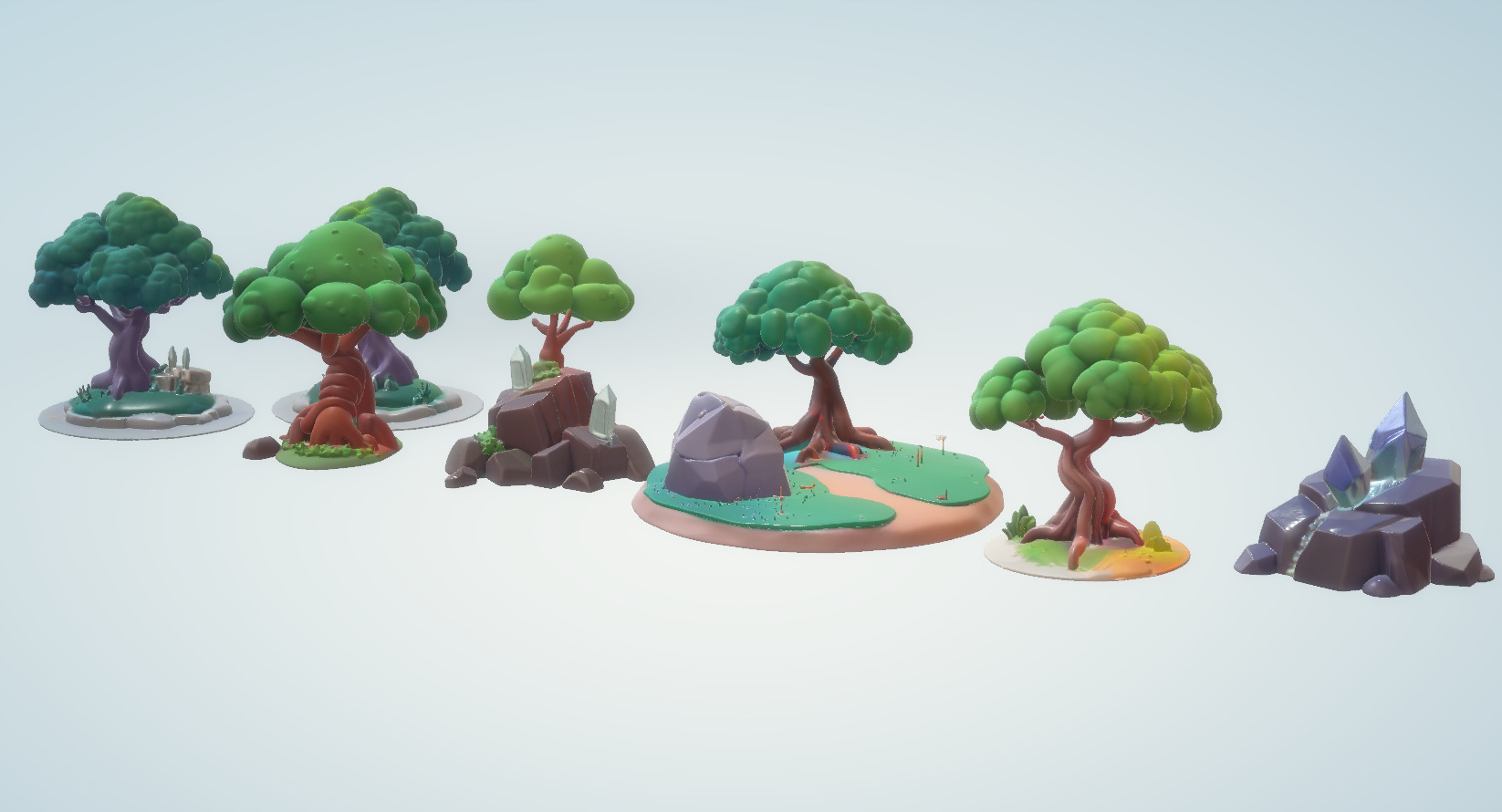 Stylized Fantasy Asset Pack 3D print model_48