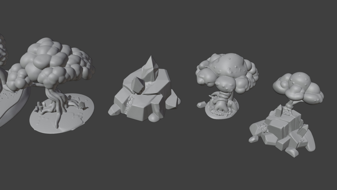Stylized Fantasy Asset Pack 3D print model_55