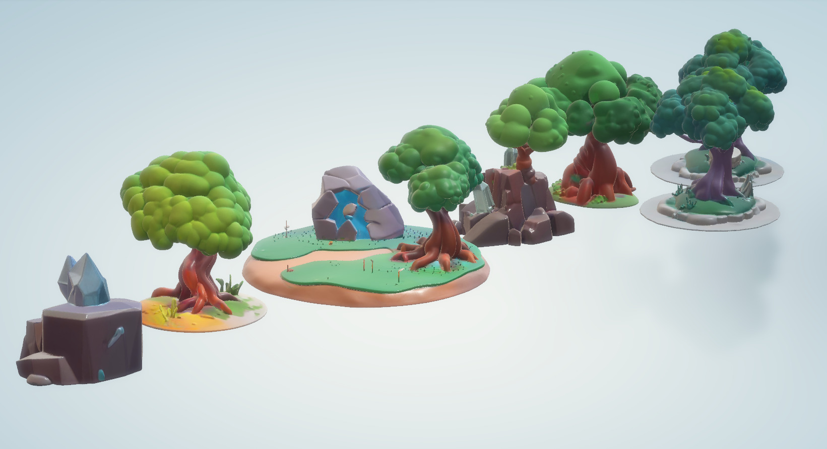 Stylized Fantasy Asset Pack 3D print model_50