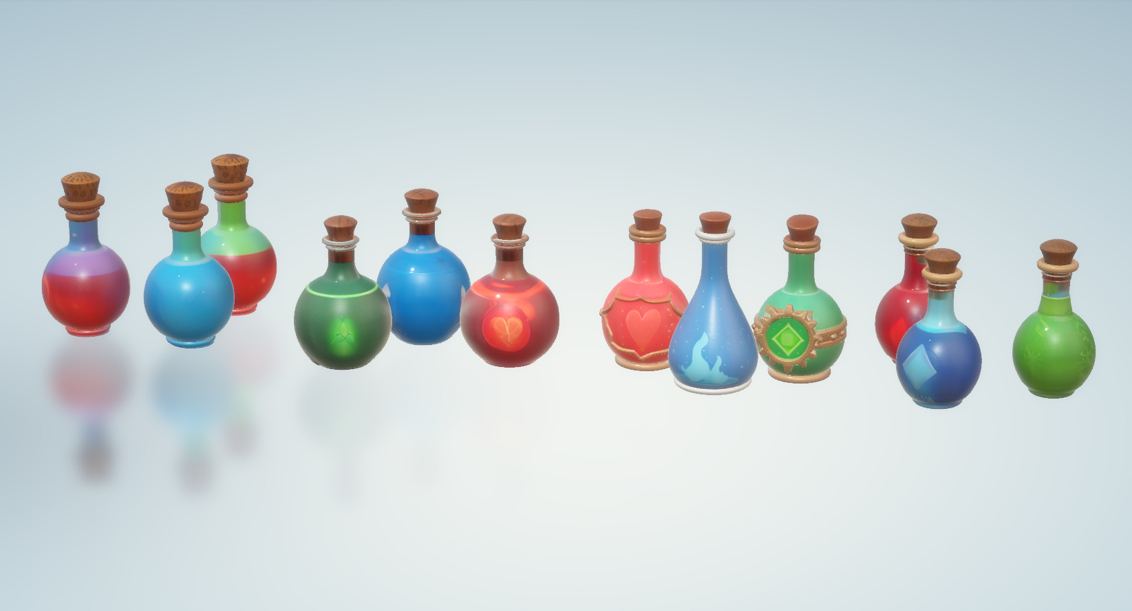 Stylized Fantasy Asset Pack 3D print model_60