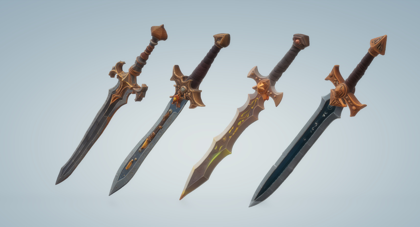 Stylized Fantasy Asset Pack 3D print model_2