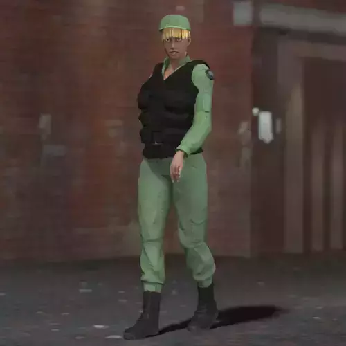 USAF SG Team Uniform for La Femme 2 for Poser