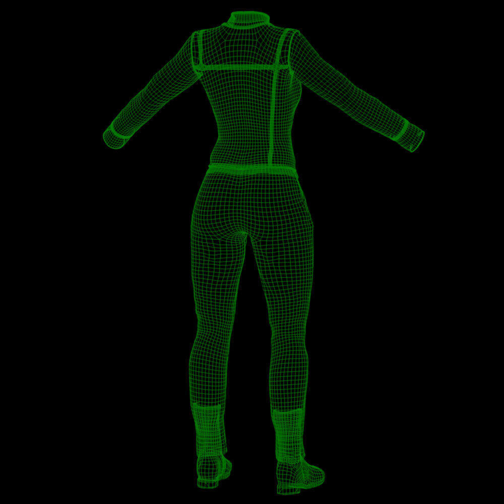 Army Of Light Uniform for La Femme 2 for Poser 3D model_7