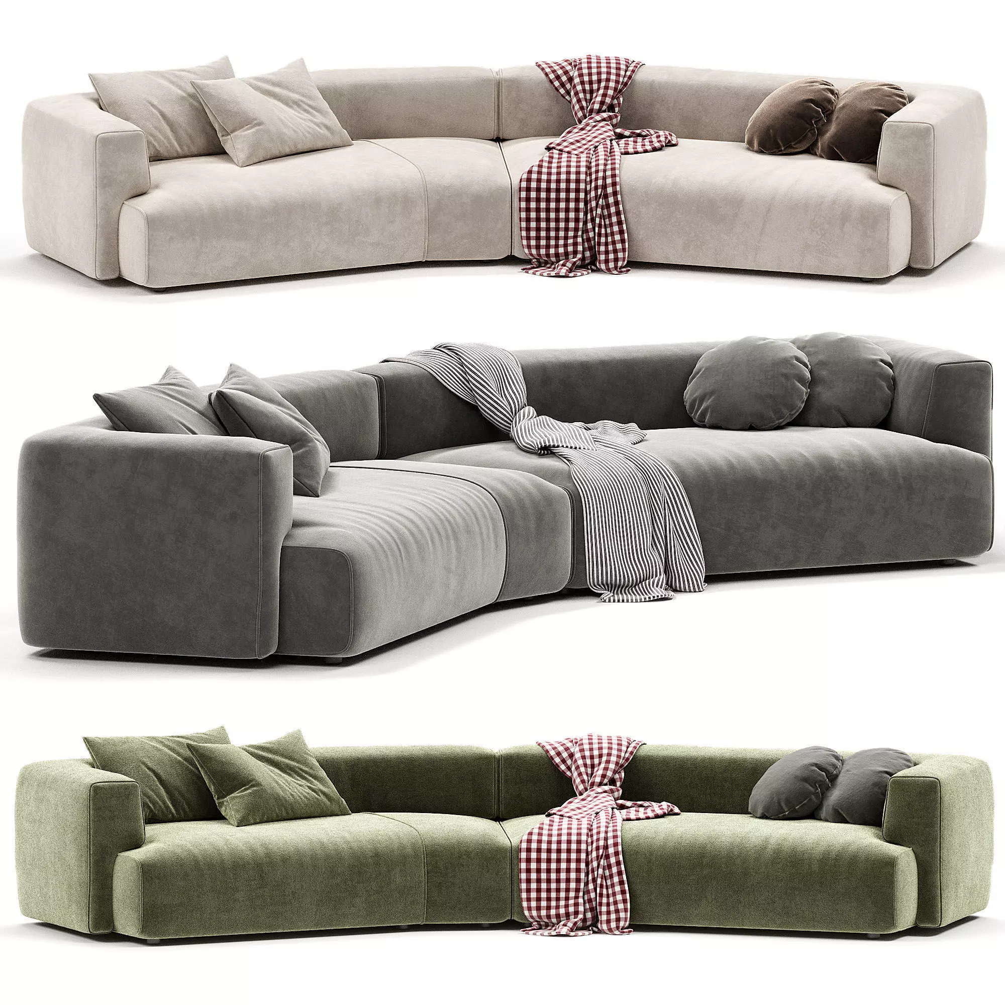 DUO MAXI Sofa By Sancal 3D model