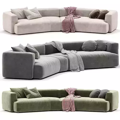 DUO MAXI Sofa By Sancal 3D model