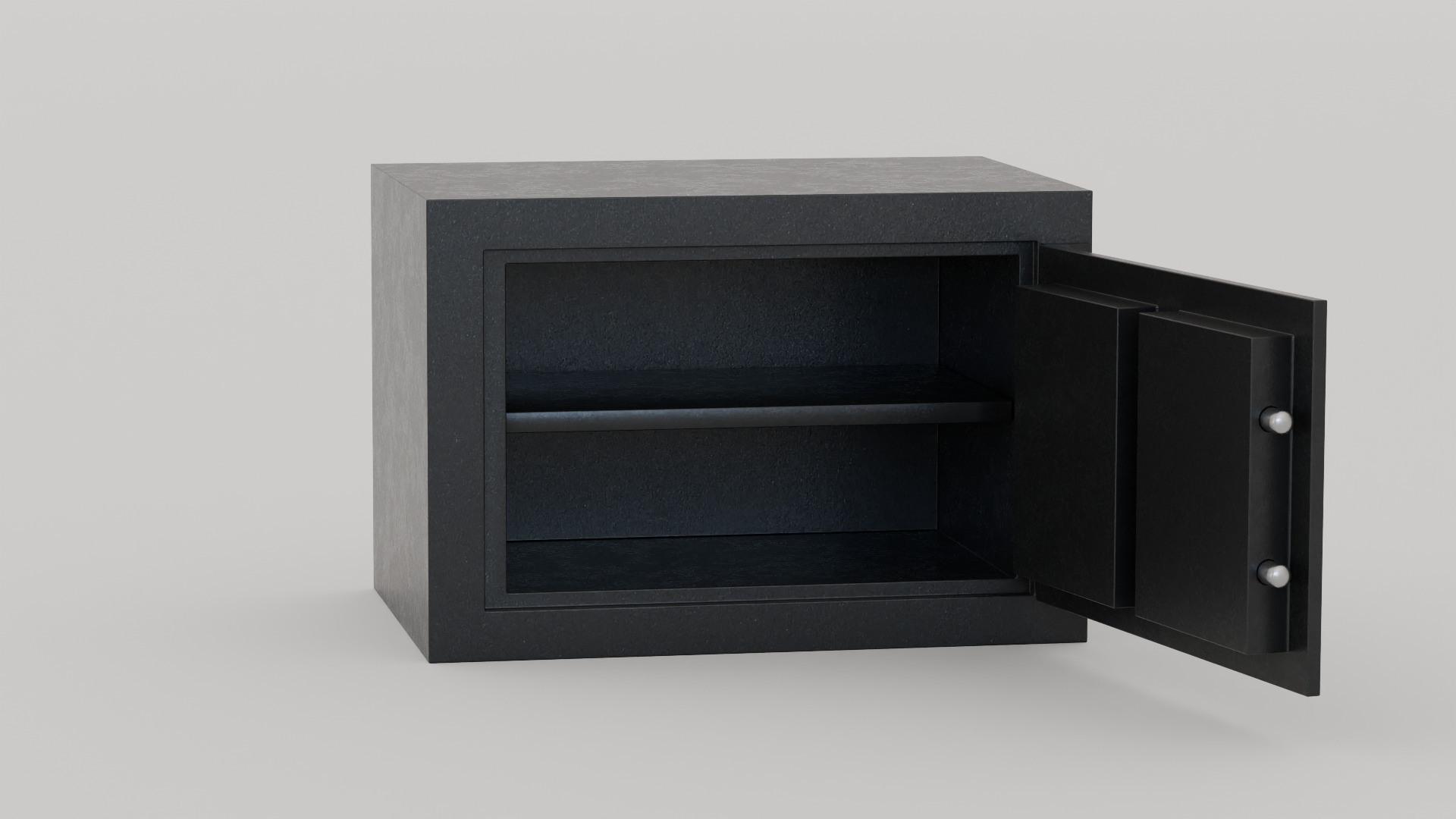 Digital safe locker Free low-poly 3D model_2