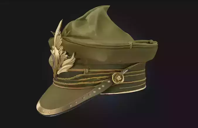 Golden Crest Cap  Elegance Crowned with Prestige