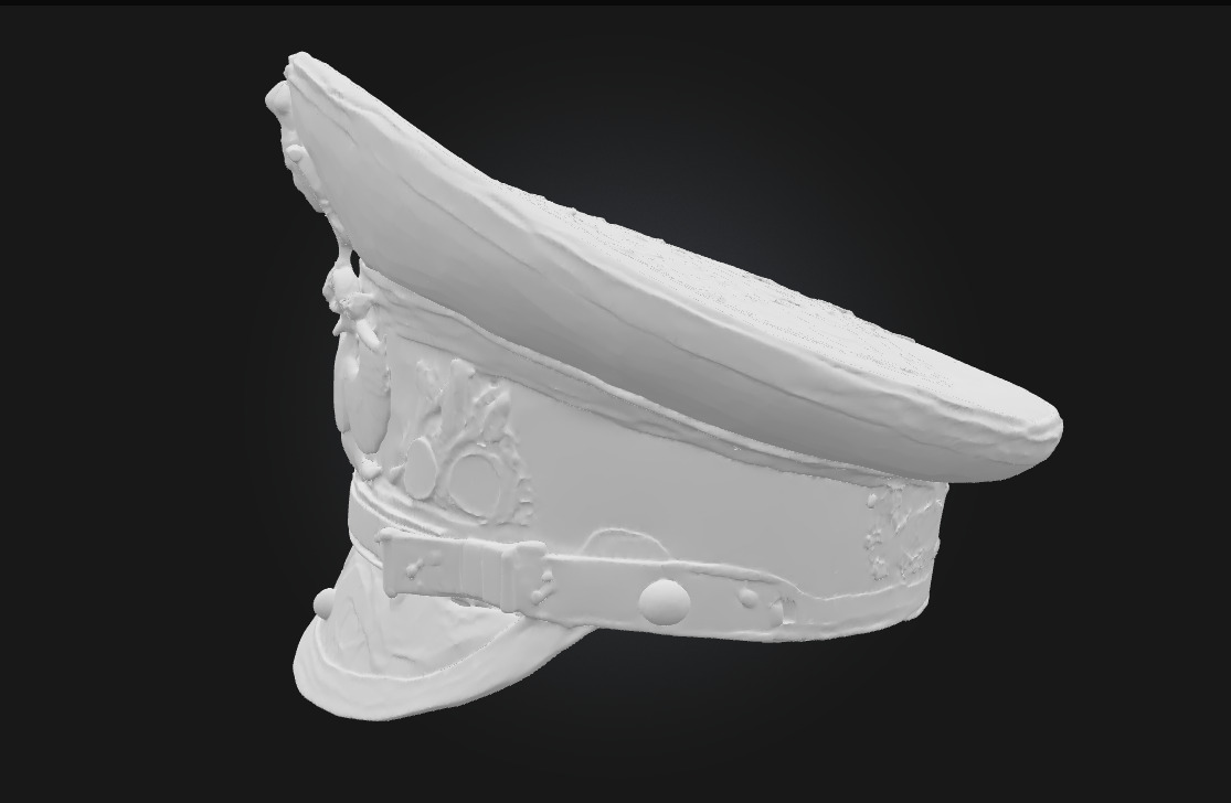 Royal Emblem Cap  A Crown of Duty and Distinction 3D model_9