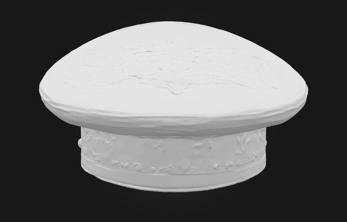 Royal Emblem Cap  A Crown of Duty and Distinction 3D model_8