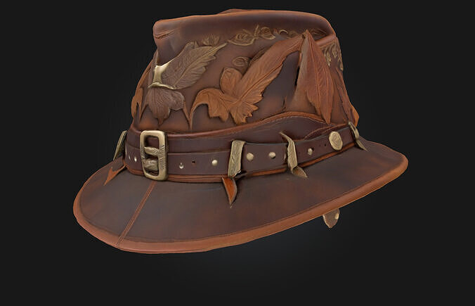 Eagles Emblem Fedora  Bold Style with a Symbol of Freedom 3D model