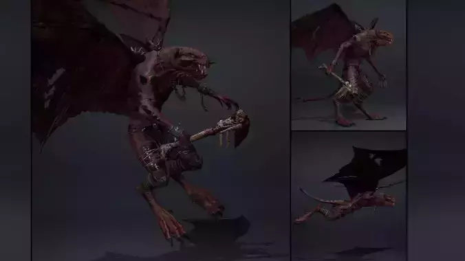 Ghostfire Spicky Low-poly 3D model