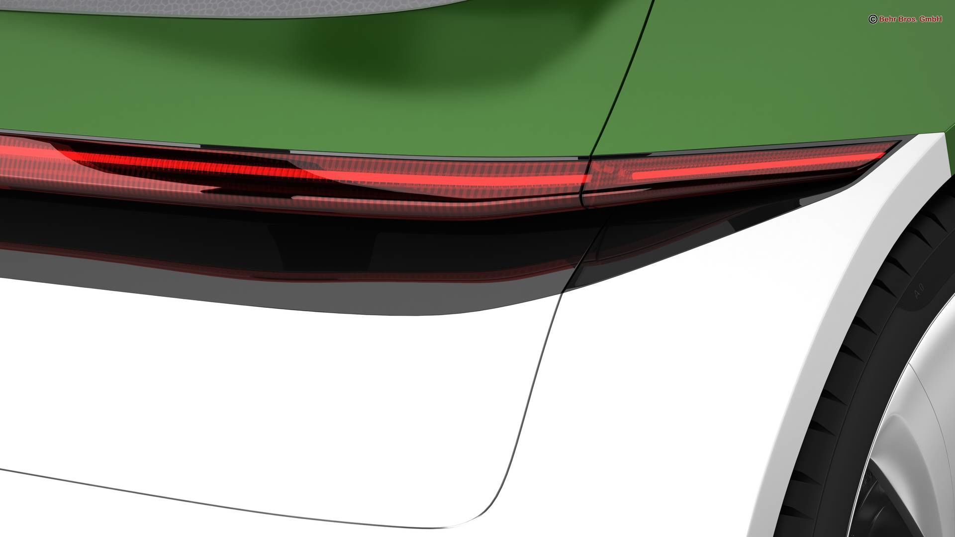 Generic Future EV Compact Car 3D model_10