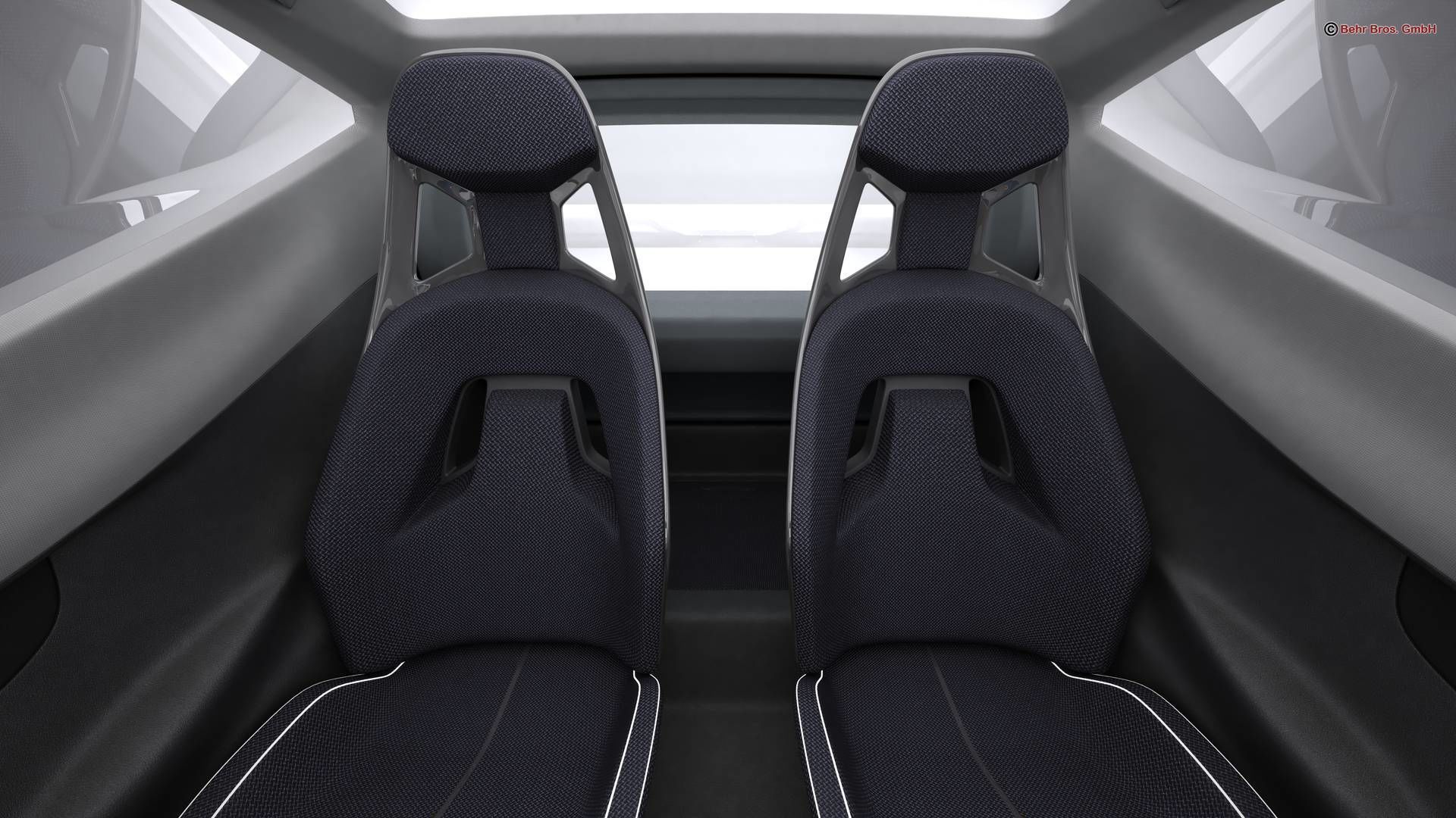 Generic Future EV Compact Car 3D model_13