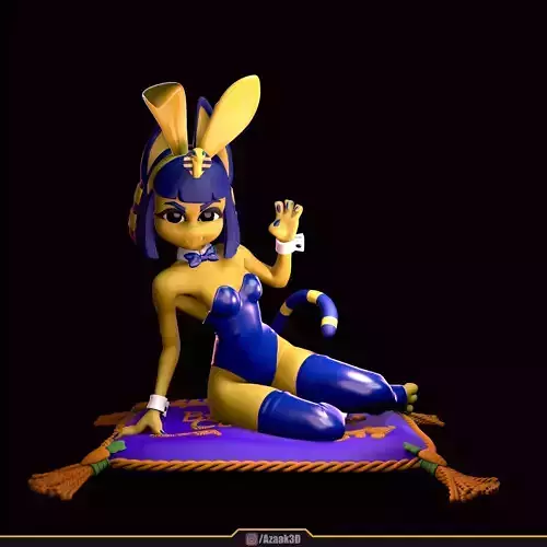 Ankha - Bunnysuit Collection With NSFW variant 3D print model