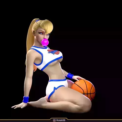 Lola Bunny Human Version with bunnysuit variant 3D print model