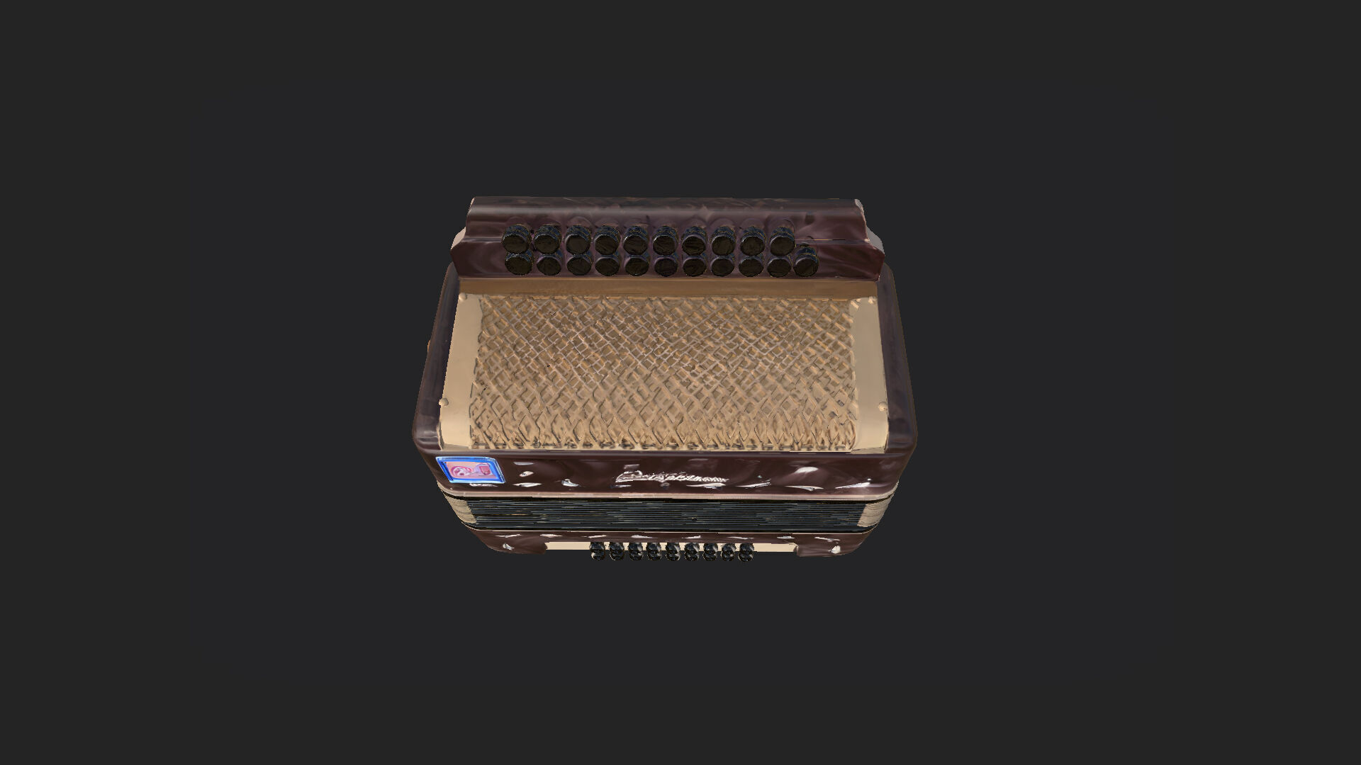 Accordion3D Model 008 Low-poly 3D model_10