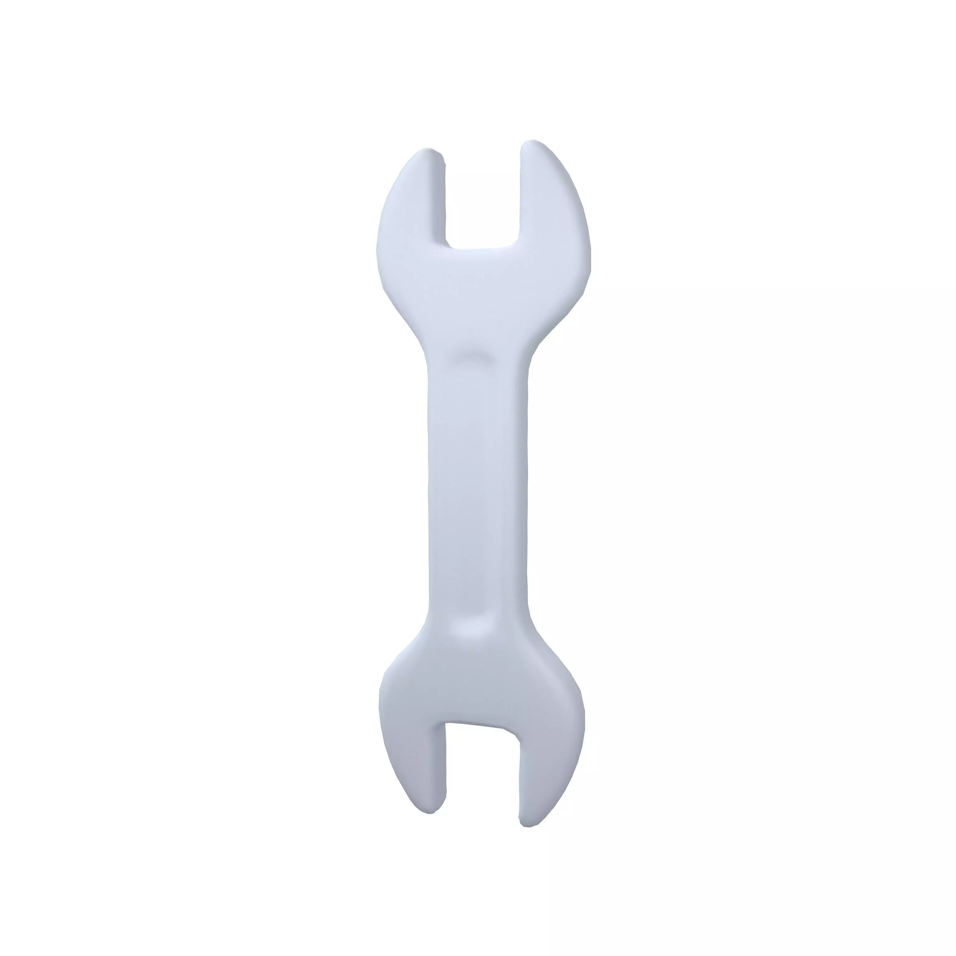 Cartoon Wrench v1 001 Low-poly 3D model_0