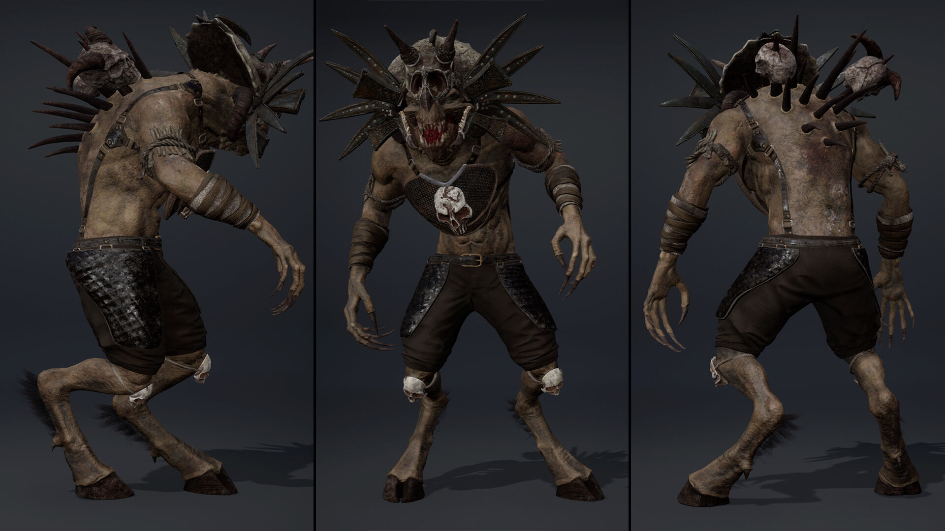 Ghost Mage Arm2 Brutal Low-poly 3D model_20