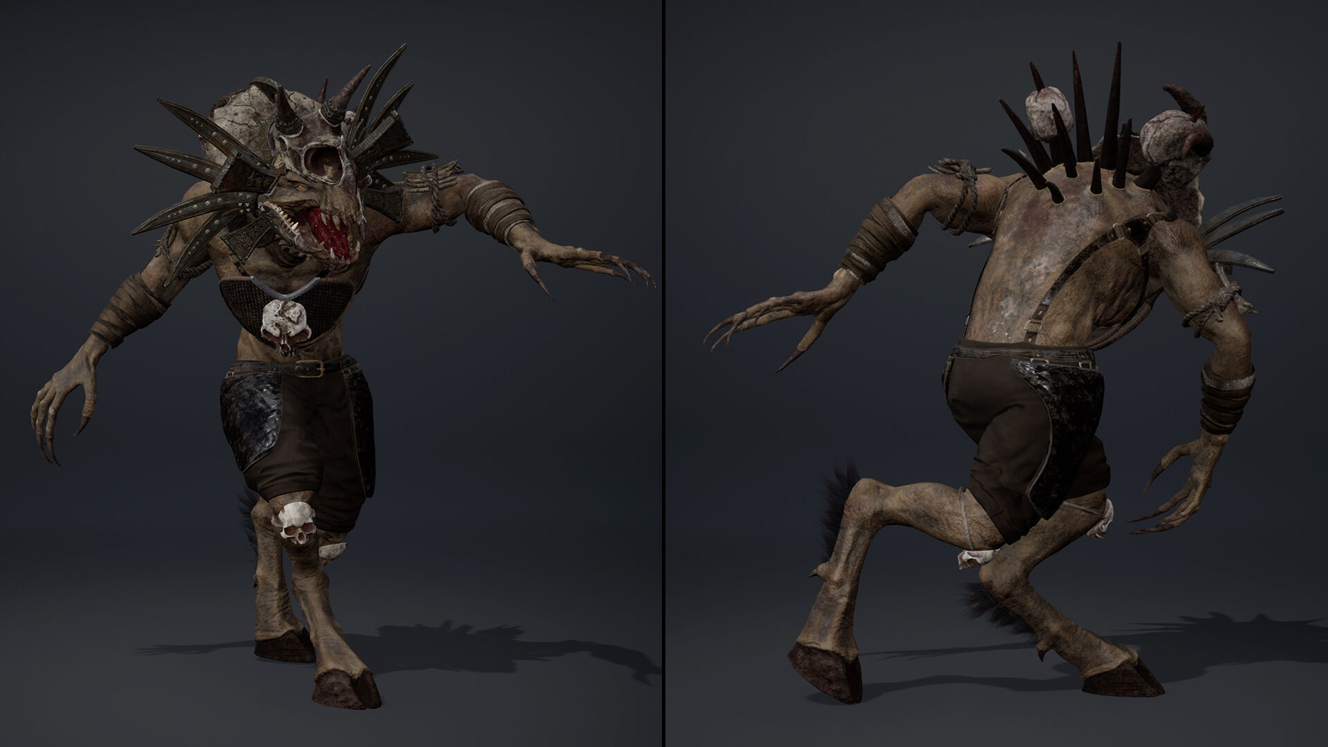 Ghost Mage Arm2 Brutal Low-poly 3D model_16