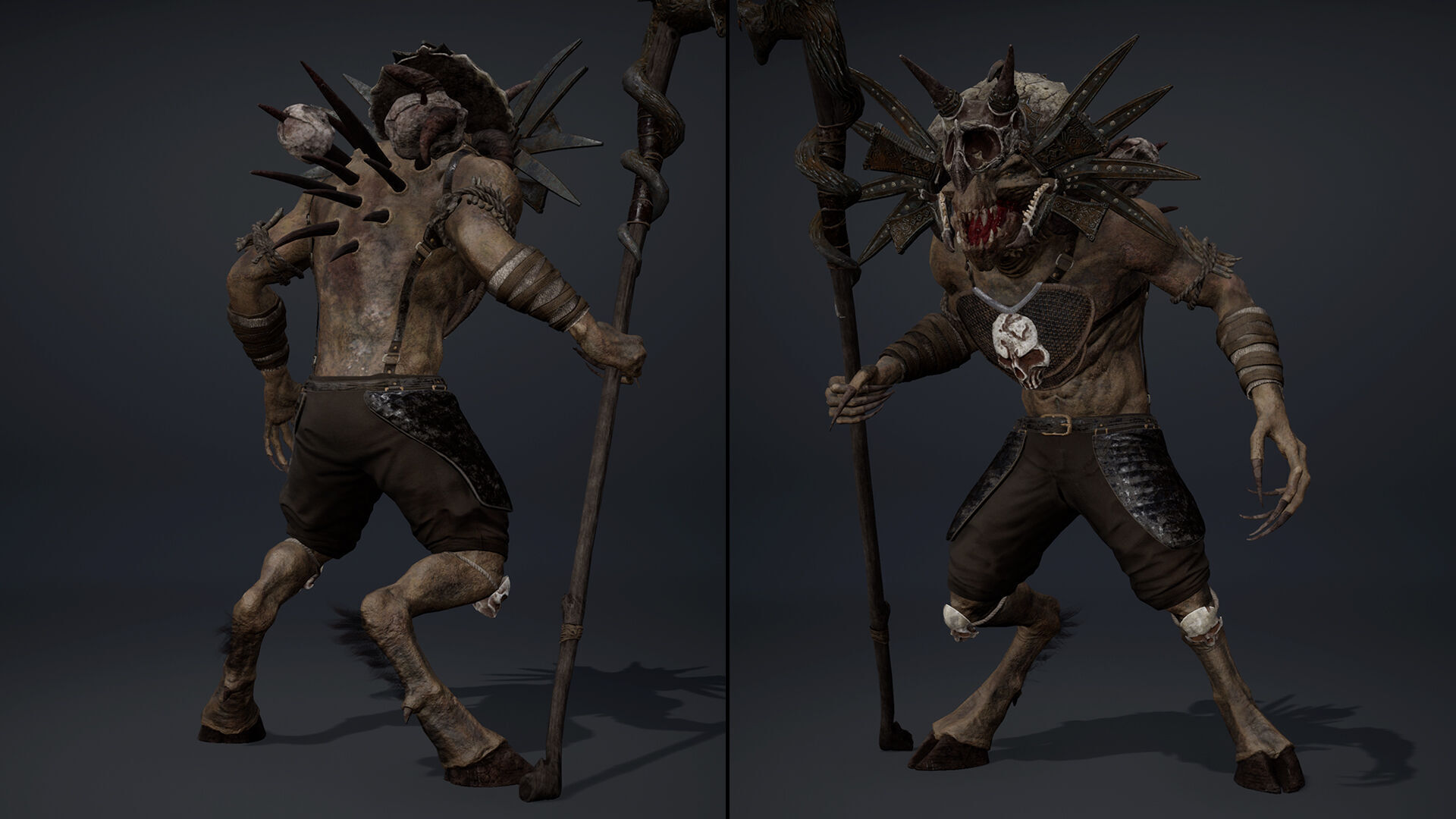 Ghost Mage Arm2 Brutal Low-poly 3D model_18