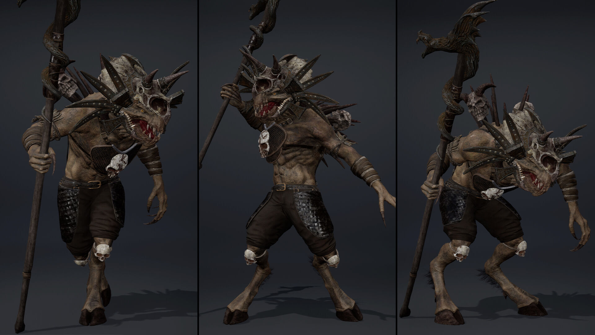 Ghost Mage Arm2 Brutal Low-poly 3D model_21