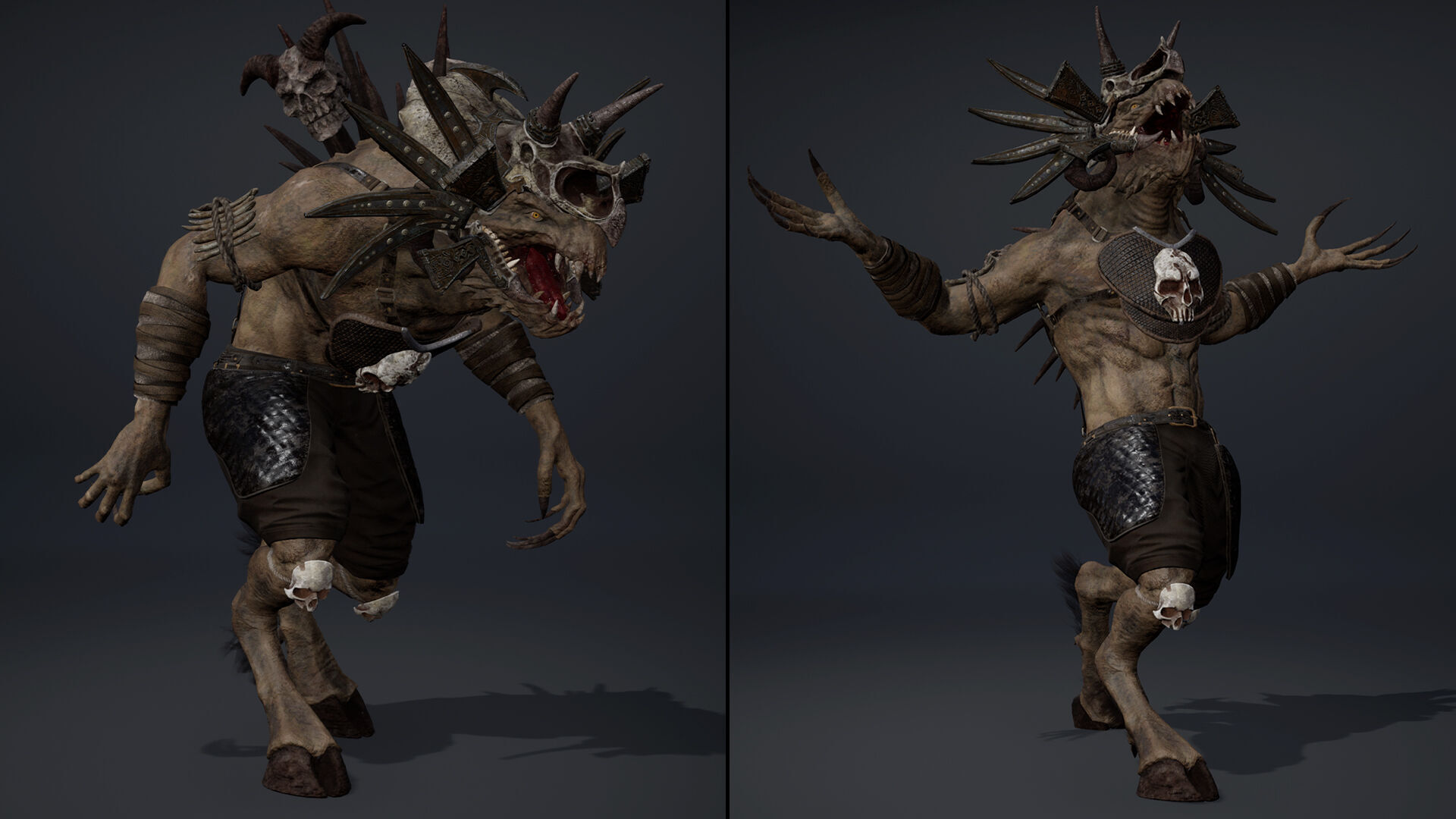 Ghost Mage Arm2 Brutal Low-poly 3D model_23