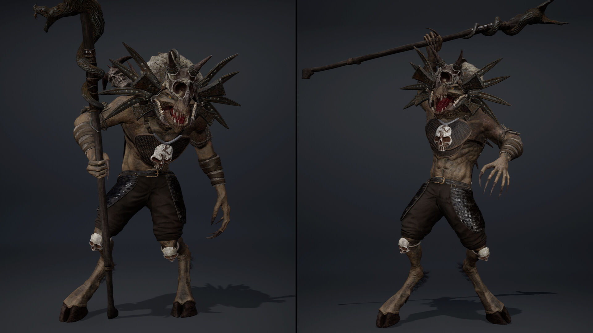 Ghost Mage Arm2 Brutal Low-poly 3D model_12