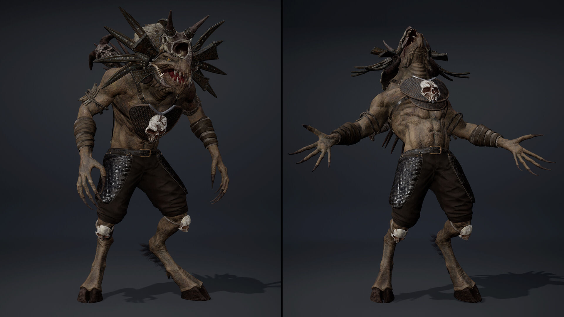 Ghost Mage Arm2 Brutal Low-poly 3D model_15