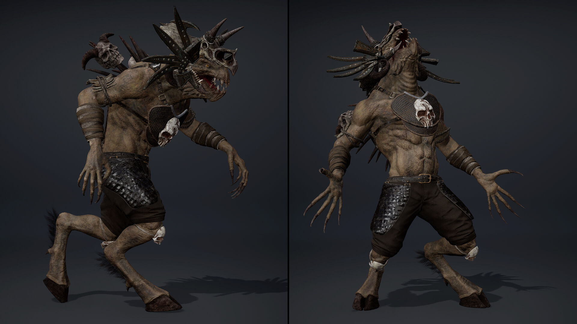 Ghost Mage Arm2 Brutal Low-poly 3D model_14