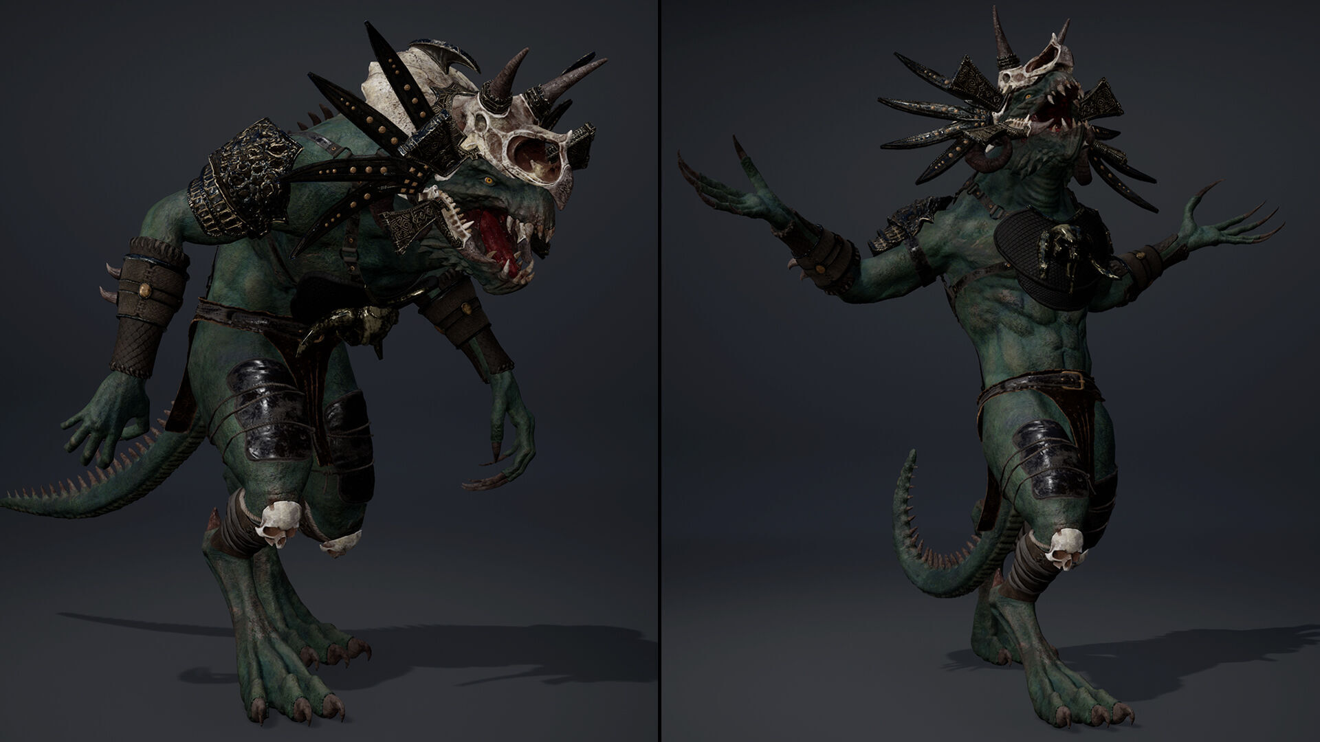 Ghost Mage Arm1 Brutal Low-poly 3D model_23