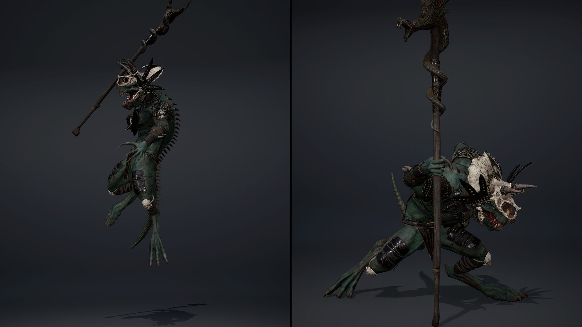 Ghost Mage Arm1 Brutal Low-poly 3D model_18