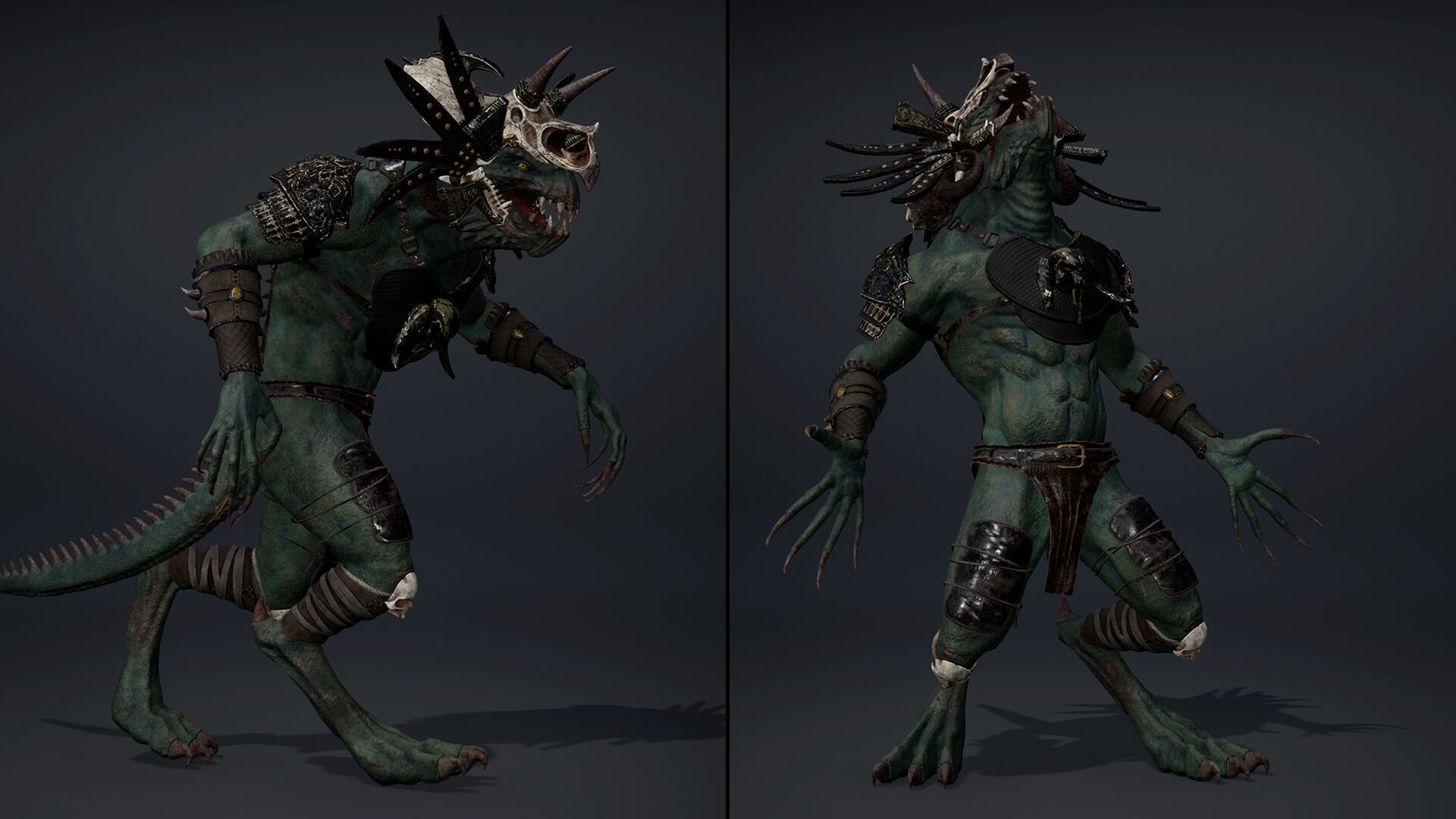 Ghost Mage Arm1 Brutal Low-poly 3D model_13