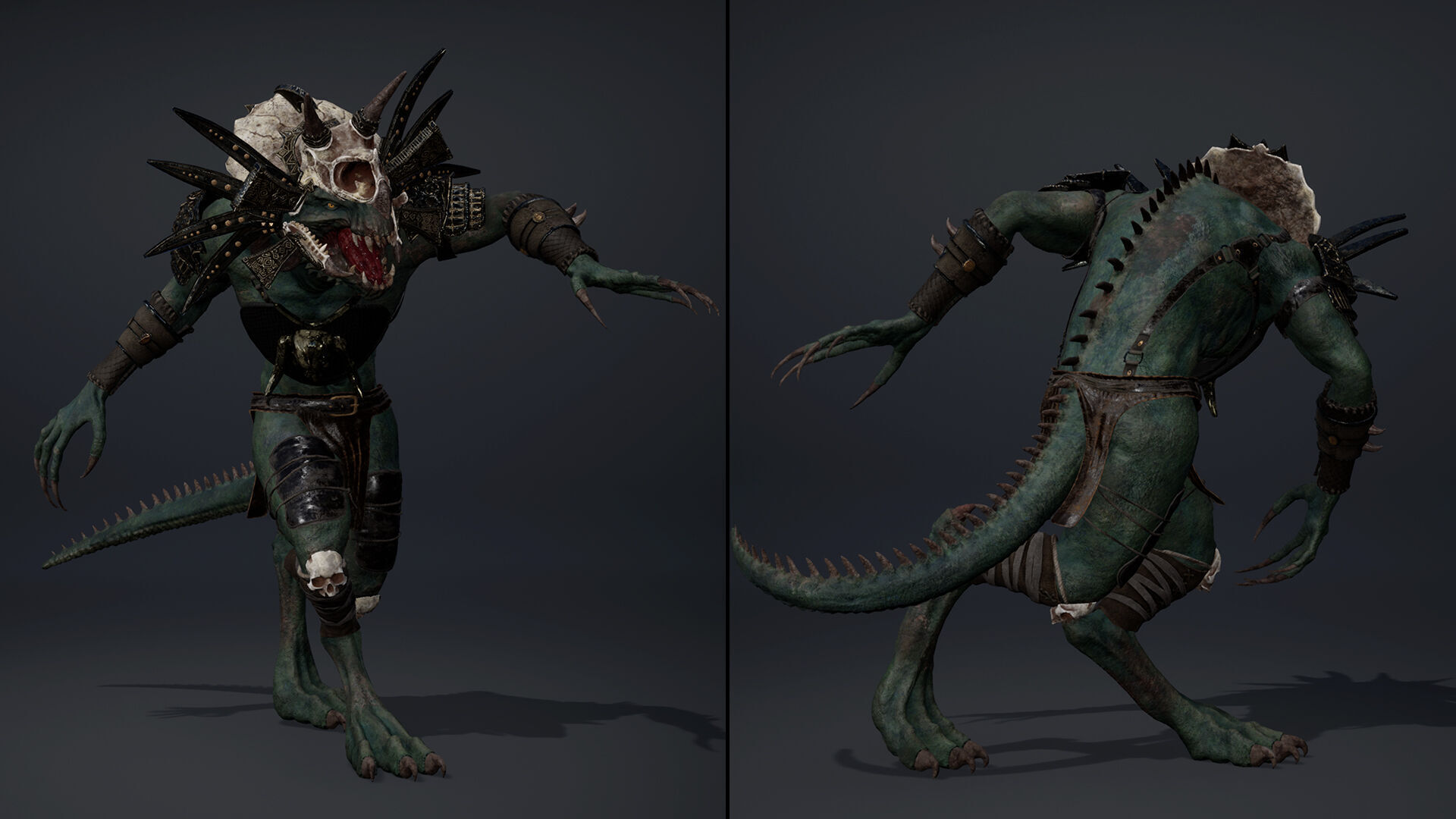 Ghost Mage Arm1 Brutal Low-poly 3D model_19