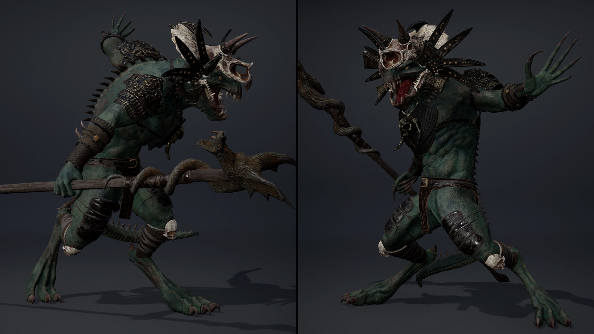 Ghost Mage Arm1 Brutal Low-poly 3D model_6