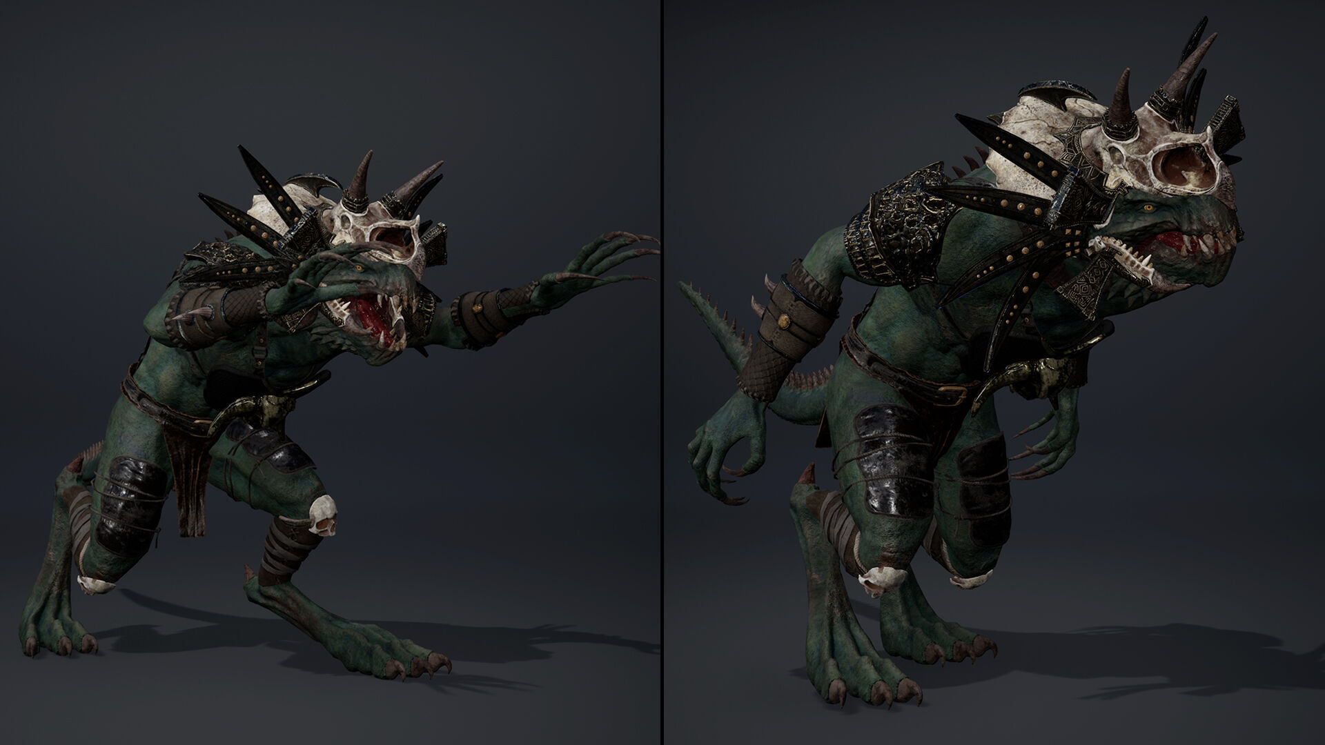 Ghost Mage Arm1 Brutal Low-poly 3D model_15