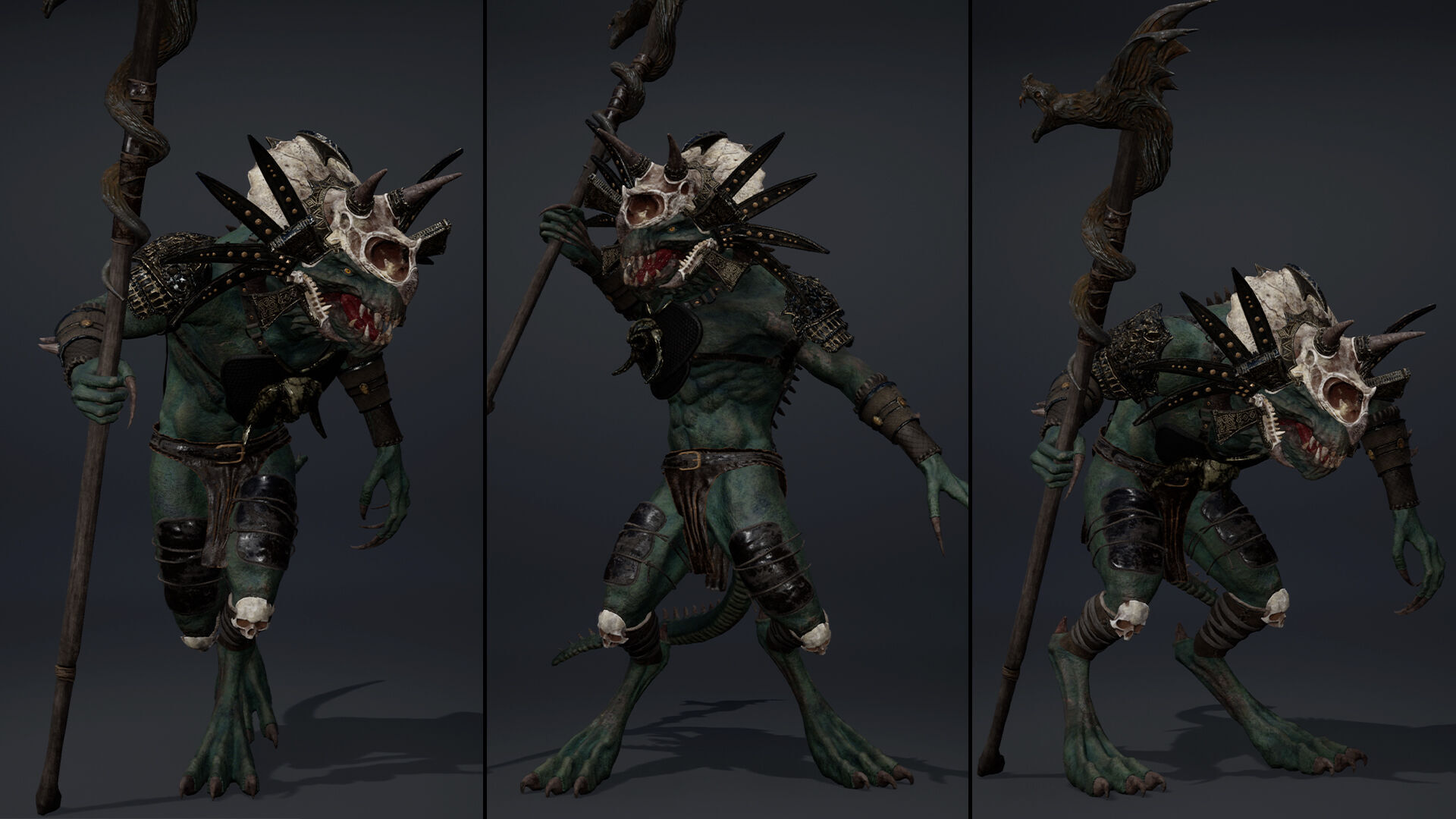 Ghost Mage Arm1 Brutal Low-poly 3D model_12